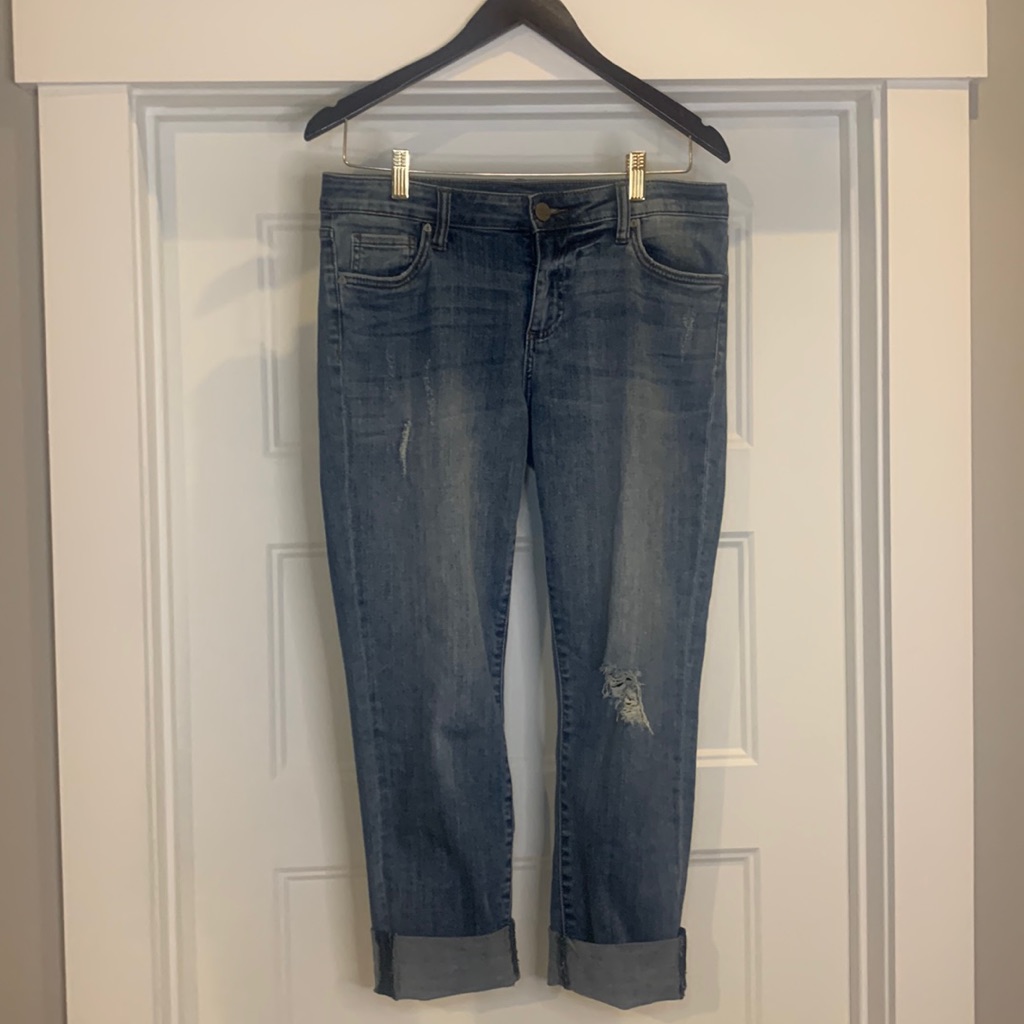 Kut From The Kloth Ankle Straight Leg Jeans